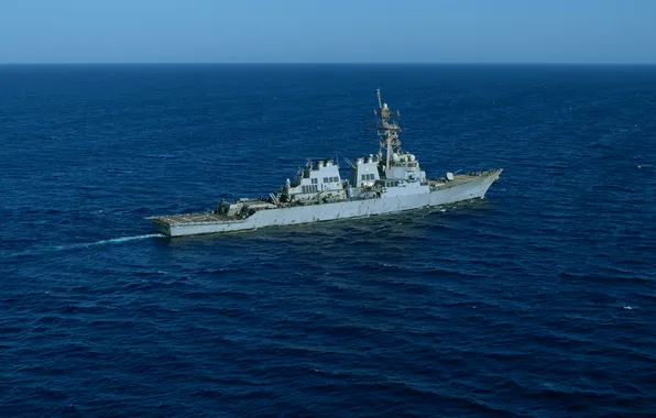 Эсминец, USS Laboon, одиночное плавание