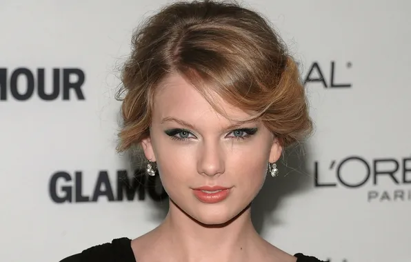 Взгляд, лицо, музыка, блондинка, певица, Taylor Swift