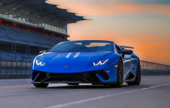 Дорога, car, машина, синий, Roadster, Lamborghini, Роадстер, Ламборджини