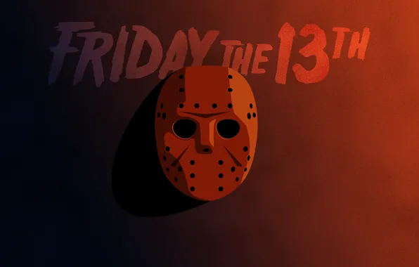 Картинка тень, маска, Джейсон, арт, Friday the 13th, постер, ужасы, Jason