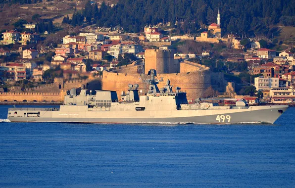 Фрегат, проект 11356, Адмирал Макаров, проливы