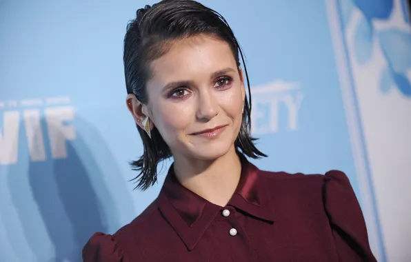 Взгляд, макияж, актриса, Nina Dobrev, Нина Добрев, фотосессия, hair