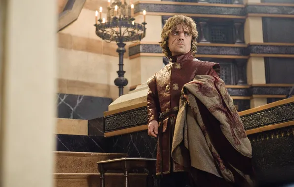 Картинка взгляд, мантия, шрам, лорд, игра престолов, game of thrones, бес, Tyrion Lannister