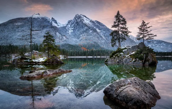 Картинка alps, Bayern, Hintersee