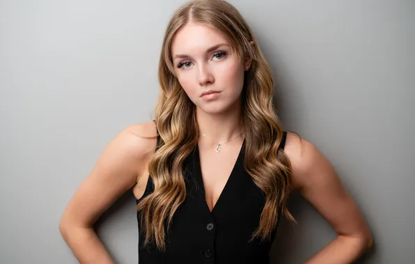 Взгляд, девушка, поза, Chloe