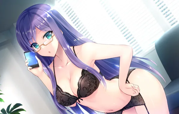Kawaii, pantsu, bra, panties, boobs, big, breast, anime