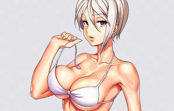 Купальник, грудь, девушка, аниме, Shokugeki no Soma, Alice Nakiri
