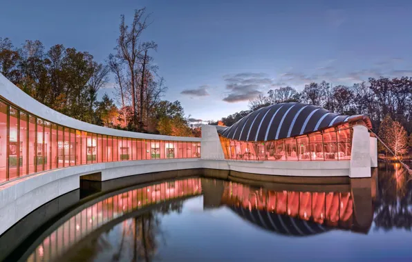 США, музей, Арканзас, Crystal Bridges Museum of American Art, Бентонвилл