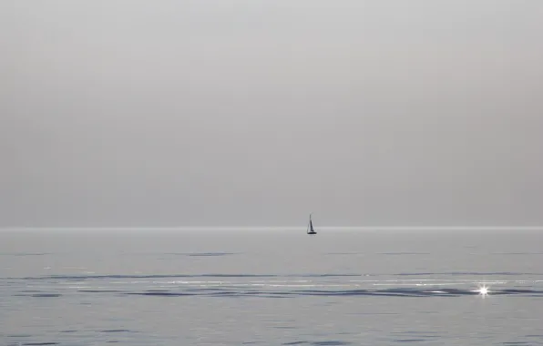 Картинка Lake Michigan, South Haven, Sailing Solo