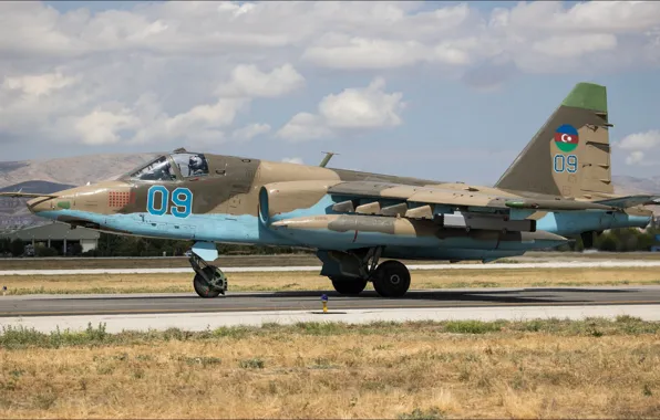 Самолёт, aviation, Азербайджан, Су-25, Azerbaijan, nine, Su-25, craft