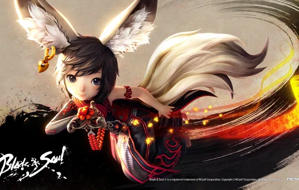 Аниме, белочка, blade and soul, blade &ampamp; soul