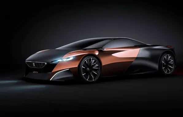 Картинка Concept, Peugeot, black, Onyx