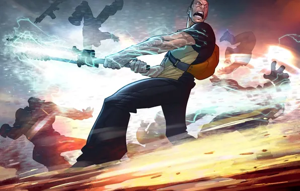 Art, patrick brown, infamous 2, fan, Cole MacGrath