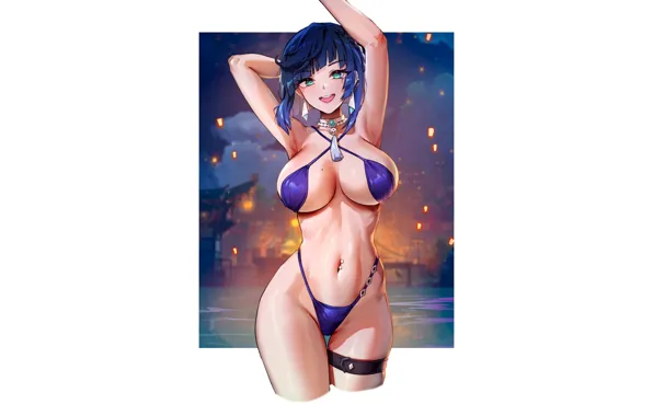 Girl, hot, sexy, boobs, anime, pretty, breasts, big boobs