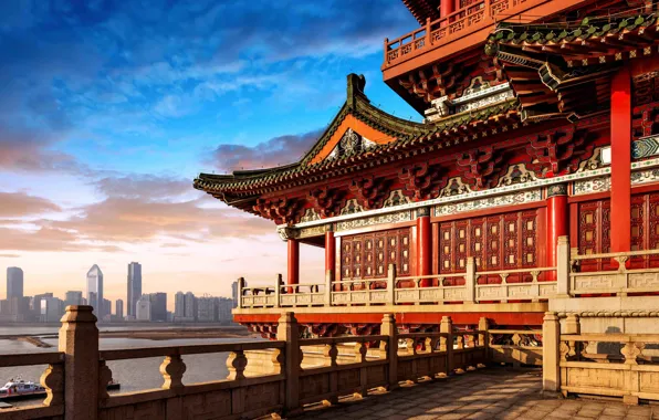 Картинка город, здания, дома, Китай