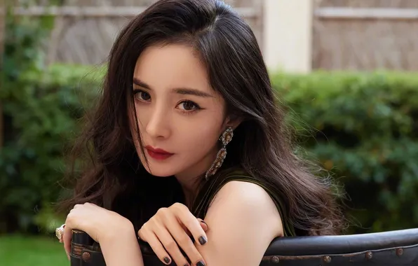 Серьги, актриса, азиатка, милашка, beauty, asian, actress, beautiful woman