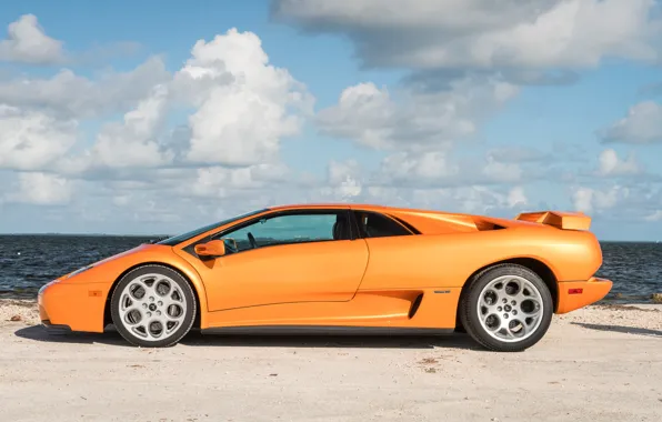 Lamborghini, Diablo, side view, Lamborghini Diablo VT 6.0