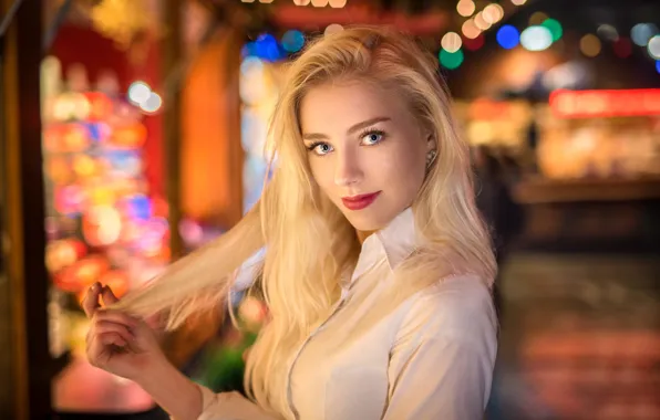 Картинка портрет, макияж, Lods Franck