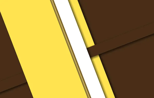 Белый, желтый, wallpaper, коричневый, design, линии background, material