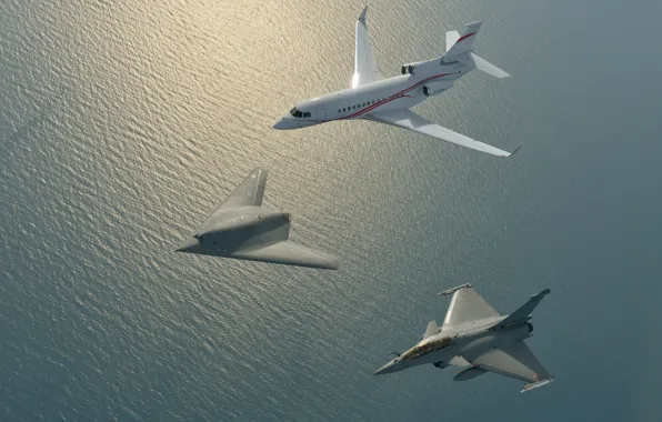 Картинка Saab, plane, Gripen, jet, Pegasus, McDonnell Douglas, X-47B, Northrop Grumman Corporation