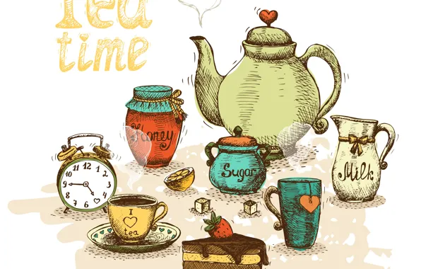 Картинка белый, фон, чай, текстура, Tea, десерт, tim