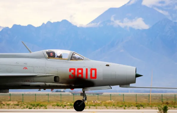 Картинка fighter, airplane, aviation, Chinese, J-7, mig-21