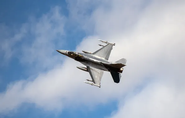 ВВС США, General Dynamics F-16 Fighting Falcon, истребитель четвёртого поколения, американский многофункциональный лёгкий