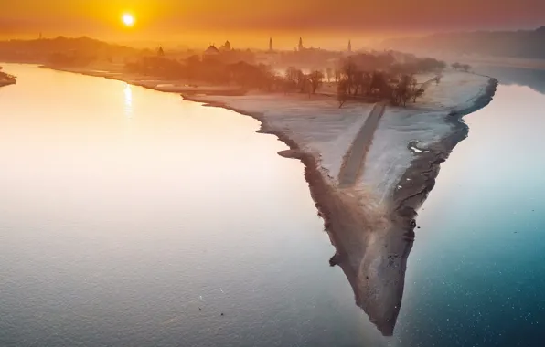 Lietuva, Kaunas, miestas, rūkas