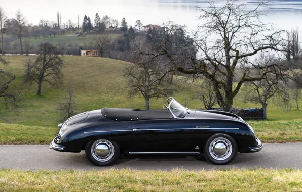 Картинка Porsche, 1955, 356, Porsche 356 1500 Speedster