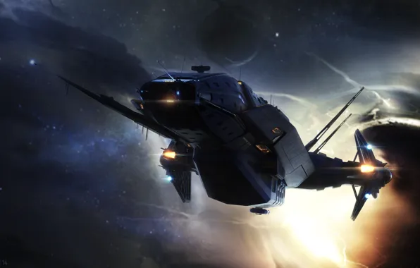 Star Citizen, space ship, Carrack