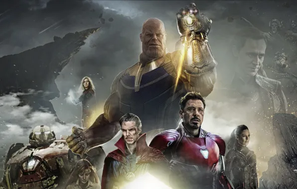 Фильм, персонажи, 2018, раны, Avengers: Infinity War