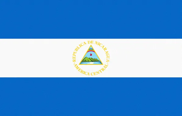 Флаг, Герб, Nicaragua, Никарагуа