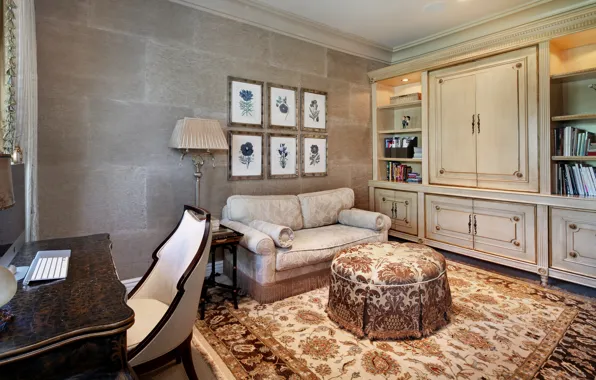Обои дизайн, стол, диван, картина, design, гостиная, interior, living ...