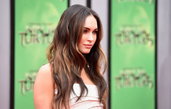 Меган Фокс, Megan Fox, платье, актриса, брюнетка, фотосессия, hair