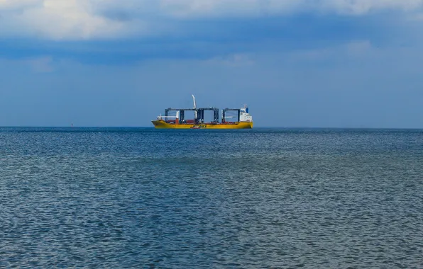 Sea, ocean, water, ship