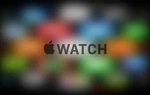 Картинка Apple, iPhone, Logo, Color, iOS, iMac, Retina, Blurred