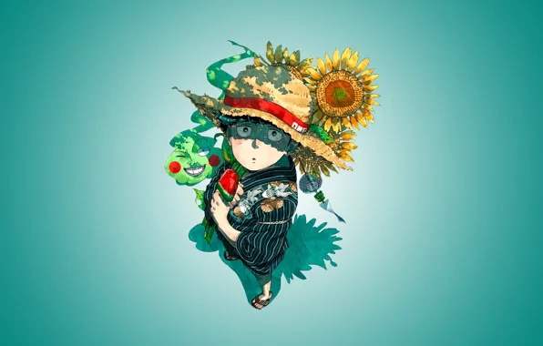 Цветы, Mob Psycho 100, Кагеяма Шигео, Моб психо 100