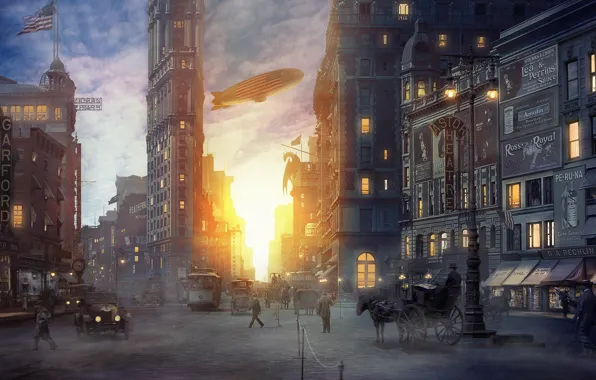 Перекрёсток, Inspired by Fantastic Beasts movie, New York Scenes
