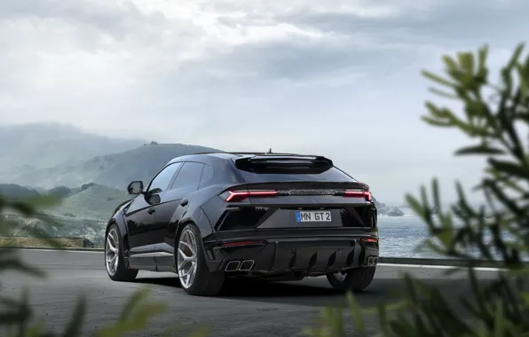 Lamborghini, вид сзади, кроссовер, Urus, Novitec, 2019