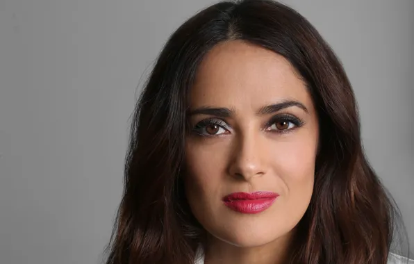 Взгляд, портрет, макияж, актриса, певица, Сальма Хайек, Salma Hayek, режиссёр