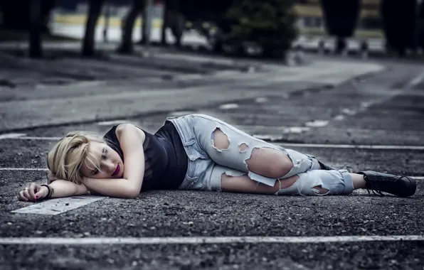 Улица, Alejandra, девушка
