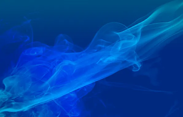 Картинка синий, цвет, smoke, color abstract