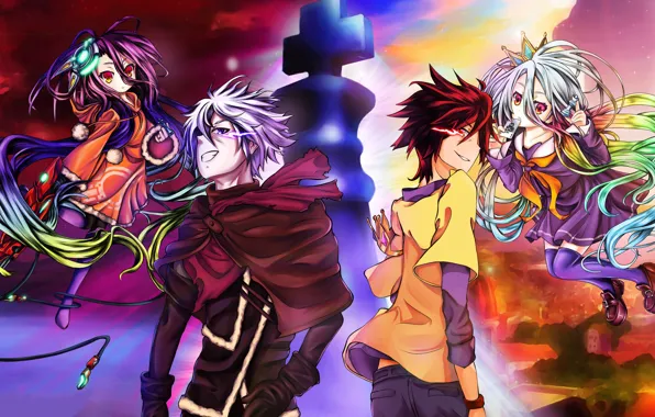 Парочки, No Game No Life, Нет игры нет жизни