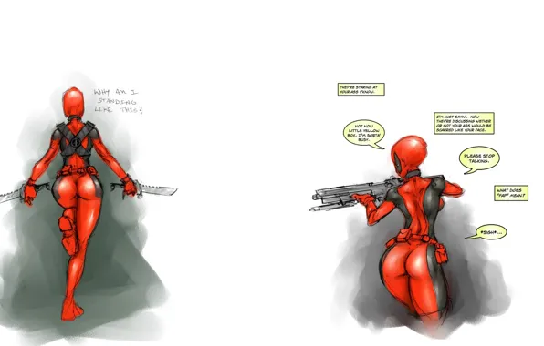 Deadpool, Marvel, Дэдпул, комикс, comics, Марвел, Wanda Wilson, Lady Deadpool