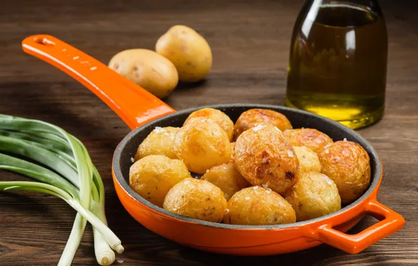 Масло, лук, картофель