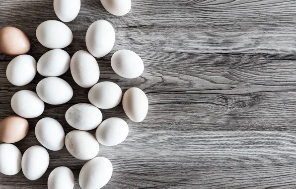 Wood, eggs, quantity