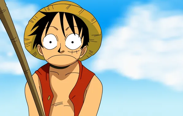 Anime, sky, one piece, luffy