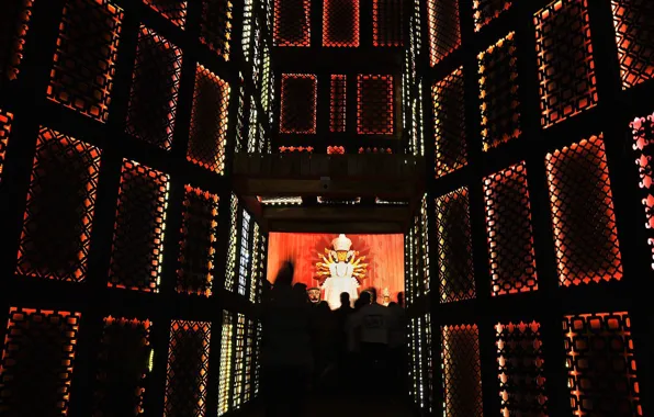 Индия, Калькутта, Durga Puja festival