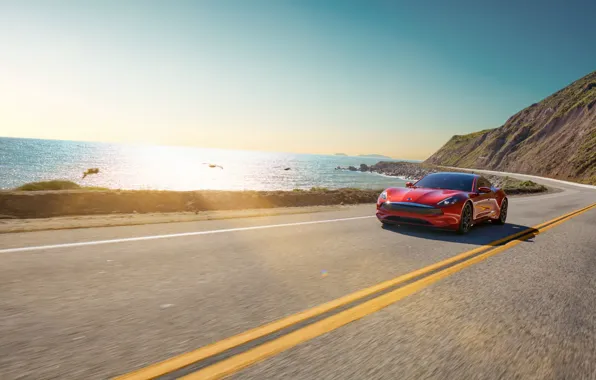 Car, road, Karma, Karma Revero GT, Revero