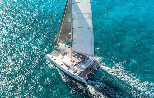 Море, парус, катамаран, charter Сroatia